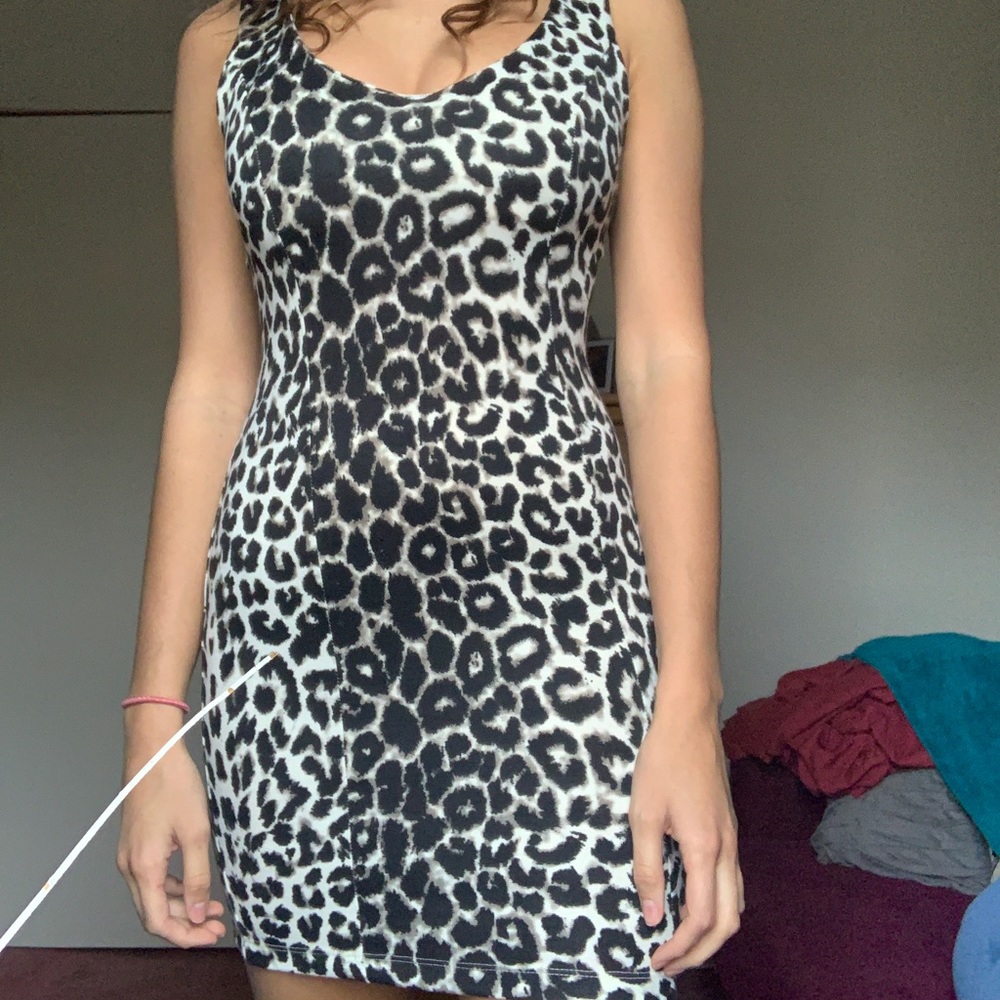tight cheetah dress